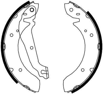 Jeu de mâchoires de frein PREMIER