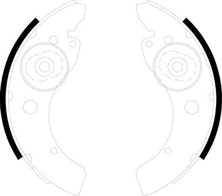 Jeu de mâchoires de frein PREMIER