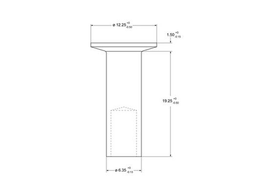 Rivet, garniture de frein à tambour Federal-Mogul