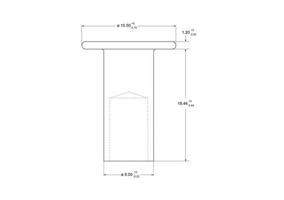 Rivet, garniture de frein à tambour Federal-Mogul