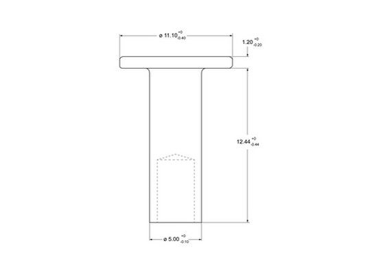 Rivet, garniture de frein à tambour Federal-Mogul