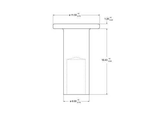 Rivet, garniture de frein à tambour Federal-Mogul