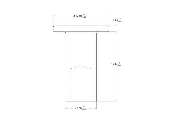 Rivet, garniture de frein à tambour Federal-Mogul