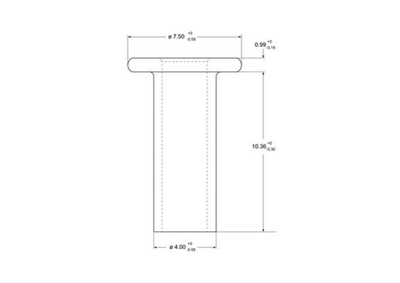 Rivet, garniture de frein à tambour Federal-Mogul