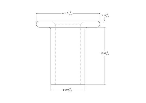 Rivet, garniture de frein à tambour Federal-Mogul
