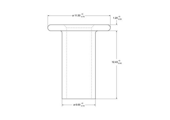 Rivet, garniture de frein à tambour Federal-Mogul