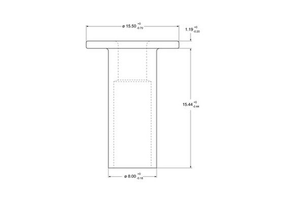 Rivet, garniture de frein à tambour Federal-Mogul