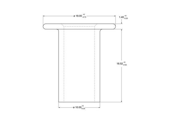 Rivet, garniture de frein à tambour Federal-Mogul