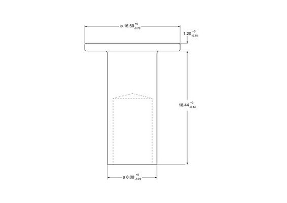 Rivet, garniture de frein à tambour Federal-Mogul