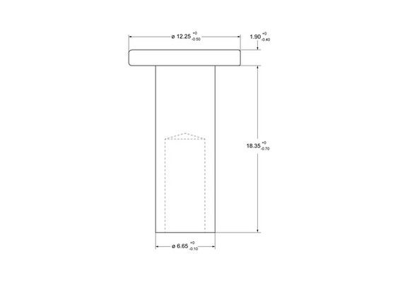 Rivet, garniture de frein à tambour Federal-Mogul
