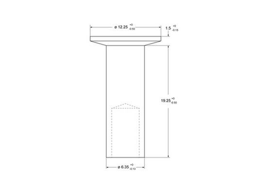 Rivet, garniture de frein à tambour Federal-Mogul