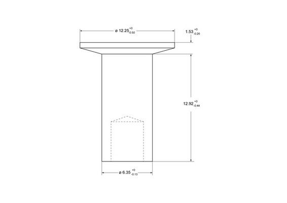 Rivet, garniture de frein à tambour Federal-Mogul