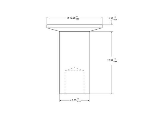 Rivet, garniture de frein à tambour Federal-Mogul