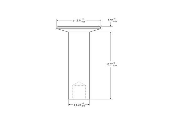 Rivet, garniture de frein à tambour Federal-Mogul
