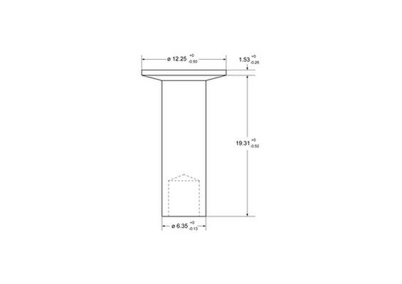 Rivet, garniture de frein à tambour Federal-Mogul