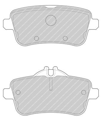Kit de plaquettes de frein, frein à disque PREMIER