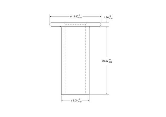 Rivet, garniture de frein à tambour Federal-Mogul