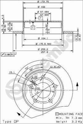 Disque de frein COATED DISC LINE