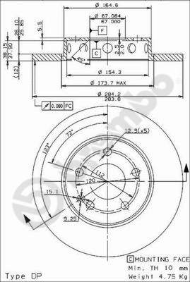 Disque de frein COATED DISC LINE