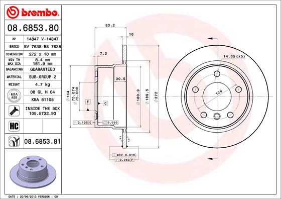 Disque de frein COATED DISC LINE