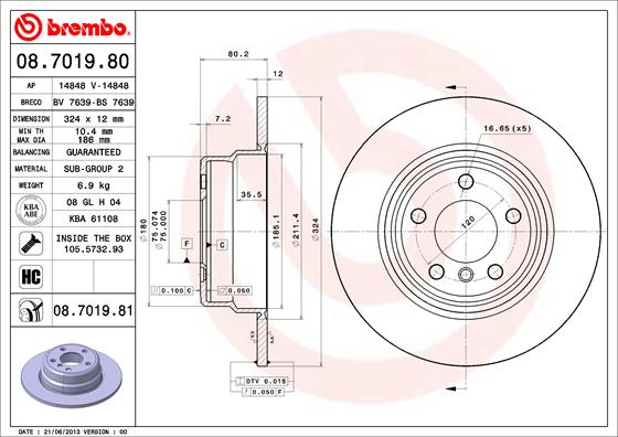 Disque de frein COATED DISC LINE