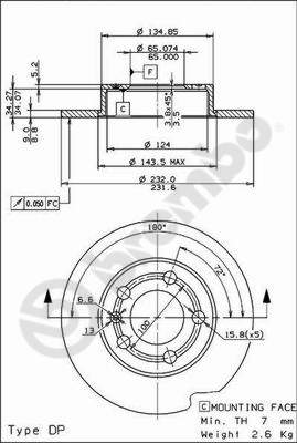 Disque de frein COATED DISC LINE