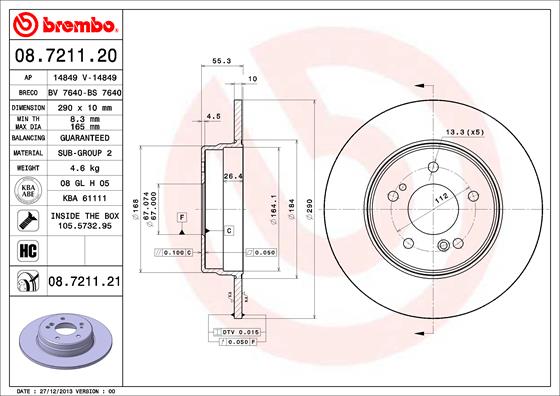 Disque de frein COATED DISC LINE