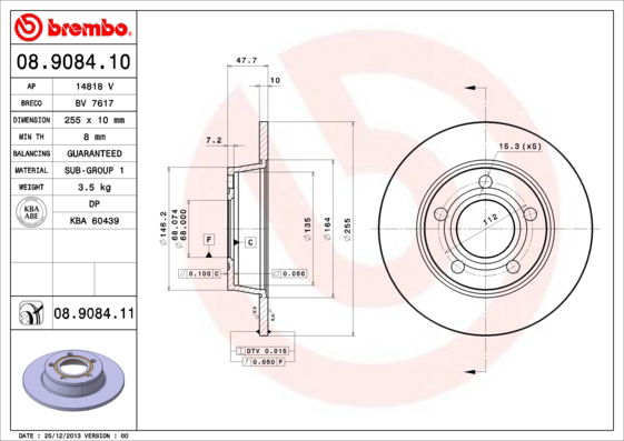 Disque de frein COATED DISC LINE