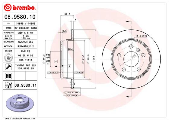 Disque de frein COATED DISC LINE