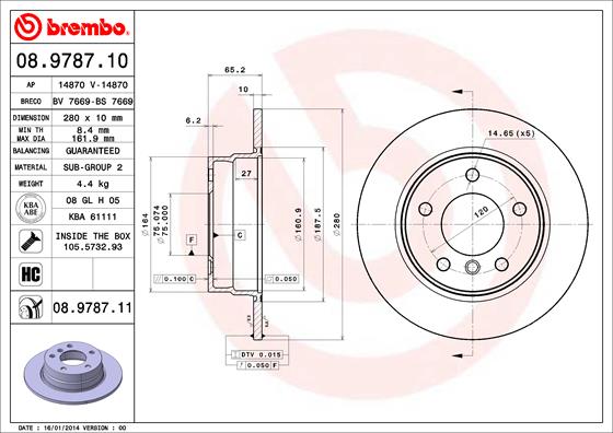 Disque de frein COATED DISC LINE