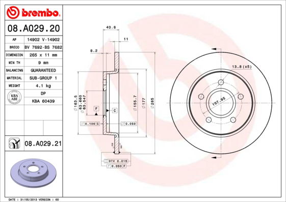 Disque de frein COATED DISC LINE