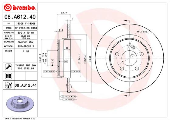 Disque de frein COATED DISC LINE