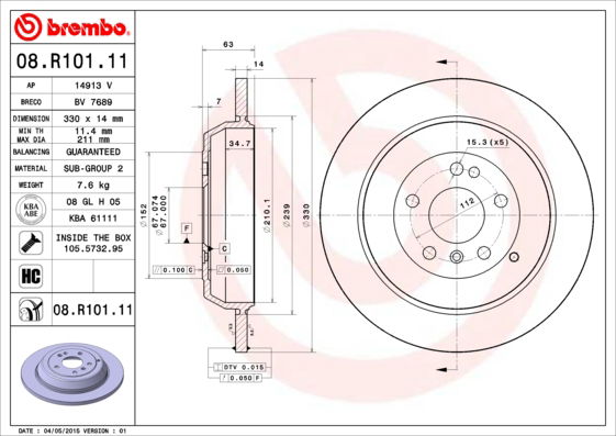 Disque de frein COATED DISC LINE