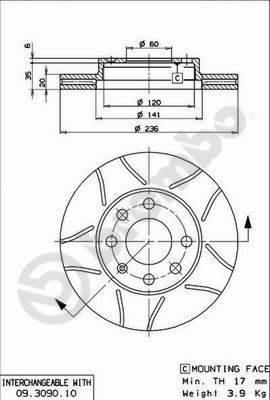 Disque de frein BREMBO MAX LINE