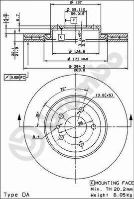 Disque de frein COATED DISC LINE