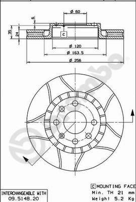 Disque de frein BREMBO MAX LINE