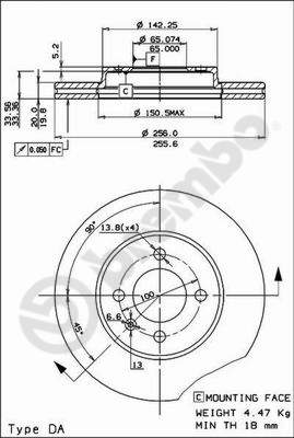 Disque de frein COATED DISC LINE