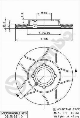 Disque de frein BREMBO MAX LINE