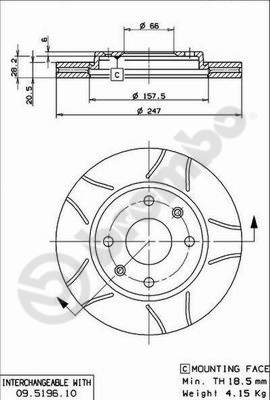 Disque de frein BREMBO MAX LINE