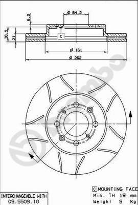 Disque de frein BREMBO MAX LINE