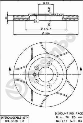 Disque de frein BREMBO MAX LINE