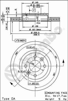 Disque de frein COATED DISC LINE