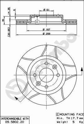 Disque de frein BREMBO MAX LINE