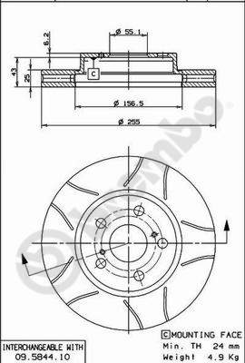 Disque de frein BREMBO MAX LINE