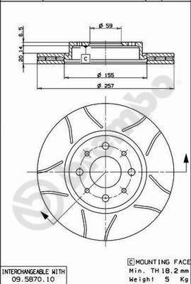 Disque de frein BREMBO MAX LINE