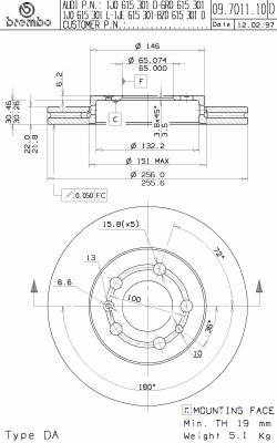 Disque de frein COATED DISC LINE