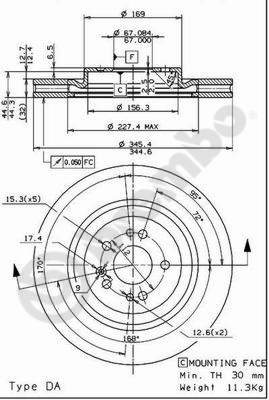 Disque de frein COATED DISC LINE