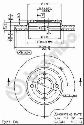 Disque de frein COATED DISC LINE