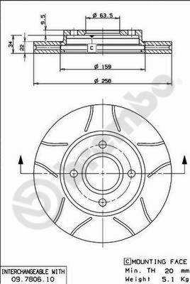 Disque de frein BREMBO MAX LINE