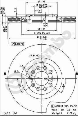 Disque de frein COATED DISC LINE